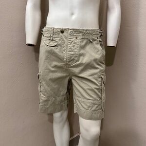 Zanerobe Men’s Cargo Shorts – Khaki / Beige – Size 34 (Utility Pockets)